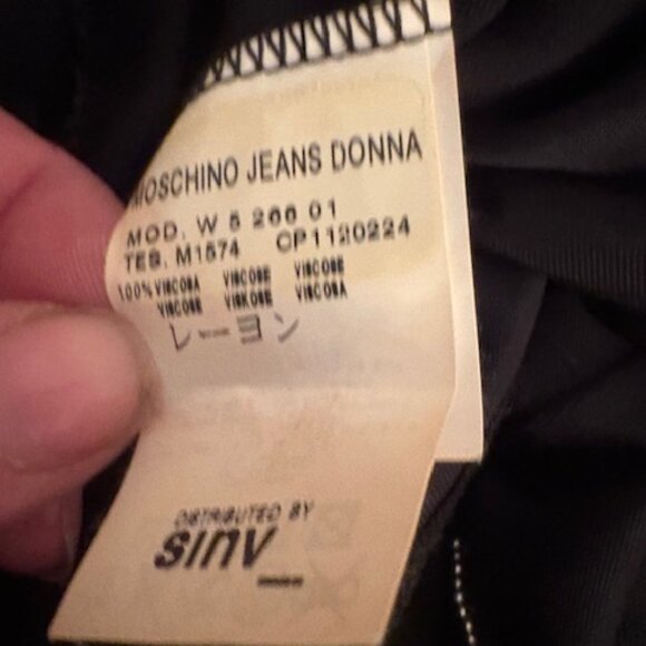 Vintage Moschino Tromp L'oeil Tank Dress,  Sz 8, in excellent vintage condition - Picture 9 of 9